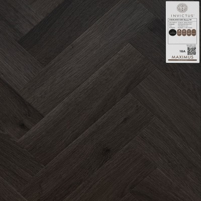 Кварцвиниловая плитка Invictus коллекция Maximus DryBack 99 Highland Oak Ebony