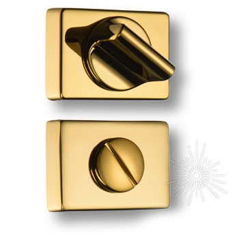 Дополнительные розетки для сантехнического замка RO15W6 GL ROSET , материал Замак, отделка Золото, 53*37 мм