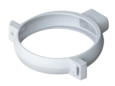 Хомут для трубы Альта-Профиль Элит Белый