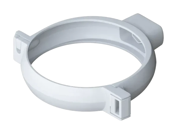 Хомут для трубы Альта-Профиль Элит Белый