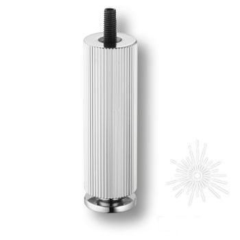 Опора мебельная FL1020 0100 CR-CR, материал Алюминий, отделка Хром