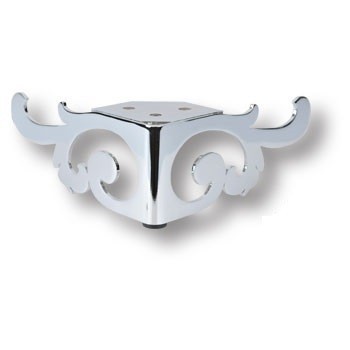 Опора мебельная KAX-4605-0065-A01, материал Сталь, отделка Хром, 67*153 мм