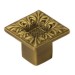 Ручка кнопка "MORENA" 540 XZ BRONZE MATT, материал Латунь, отделка Бронза, 34*34*26 мм