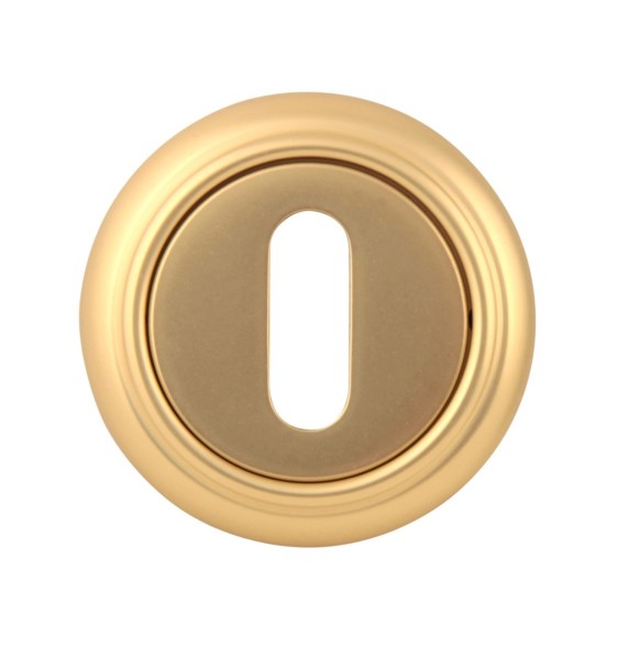 Дополнительные розетки для замка с межкомнатным ключом CAB 50 V OS, материал Латунь, отделка Латунь, d=50 мм