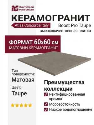 Atlas Concorde Italy Boost Pro Taupe 60x60 A0C6