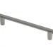 Ручка скоба Gamet UZ-RAY-128-25, материал Замак, отделка Графит, 40*14*25,5 мм