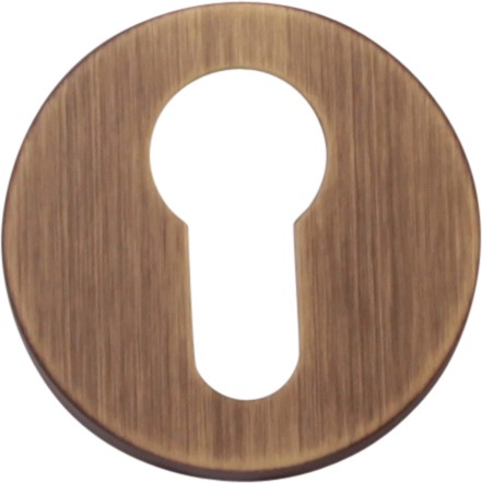 Дополнительные розетки для замка с английским ключом Cyl MAB (50PVC), материал Замак, отделка Бронза, d=50 мм