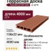 Террасная доска SaveWood, SW Salix, Терракот