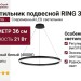 Светильник подвесной RING 36 B