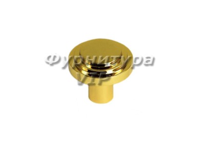 Ручка кнопка Linea Cali "CHIC" OZ 20201670PB024 mm, материал Латунь, отделка Золото, 25*d=24 мм