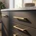Ручка скоба Viefe GRAF MINI 0430160L291, материал Замак, отделка Золото, 182*33*10 мм