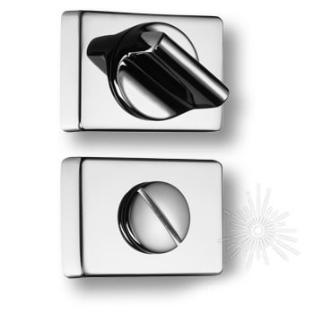 Дополнительные розетки для сантехнического замка RO15W6 CR ROSET, материал Замак, отделка Хром, 53*37 мм