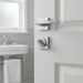 Дополнительные розетки для сантехнического замка RO15W6 CR ROSET, материал Замак, отделка Хром, 53*37 мм