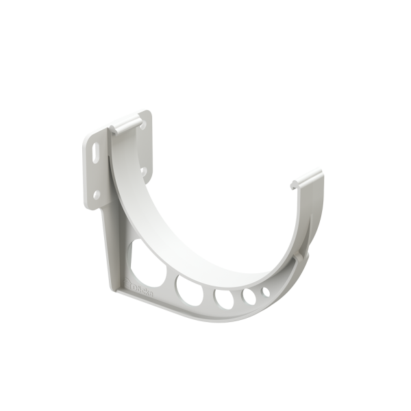 Кронштейн для желоба Docke Standard, белый цвет.