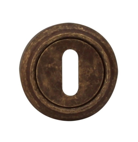 Дополнительные розетки для замка с межкомнатным ключом CAB 50V DAB, материал Латунь, отделка Бронза, d=50 мм