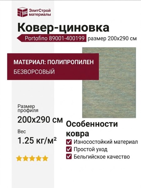 Ковер-циновка Portofino 89001-400199 200x290