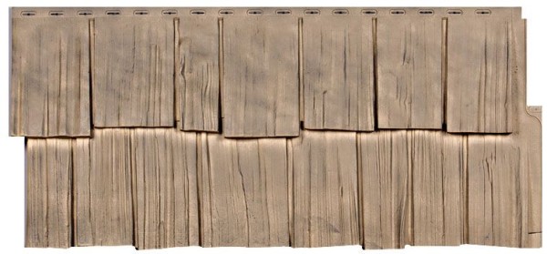 Фасадная панель T-Сайдинг, Щепа Дуб Урал