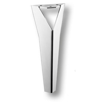 Опора мебельная KSA-2006-0300-A01, материал Сталь, отделка Хром, 300*82*82 мм