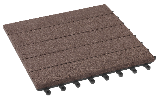 Модульный паркет ДПК GRINDERDECO Комфорт 3 Цвет Шоколад