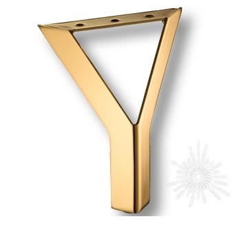 Опора мебельная ESL 852-160 Gold, материал Замак, отделка Золото