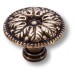 Ручка кнопка 15.303.24.12, материал Замак, отделка Бронза, 17*d=24 мм