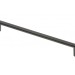 Ручка скоба Gamet UZ-RAY-192-20M, материал Замак, отделка Черный, 232*14*25,5 мм