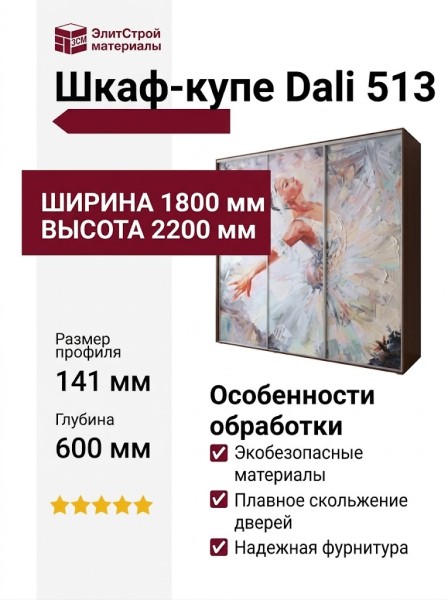 Шкаф-купе Dali 513