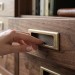 Ручка врезная Giusti WMN.542.075.00D1, материал Замак, отделка Бронза, 90*31*15 мм