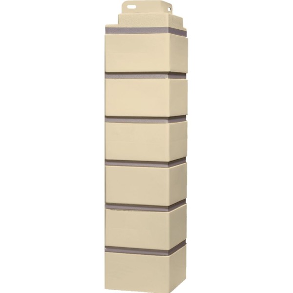 Наружный угол FineBer, Клинкерный кирпич, Желтого цвета