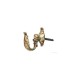 Крючок "TUDOR" 611450038 ORO ANTICO, материал Латунь, отделка Французское золото