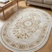 Ковер Zarina A123B cream - gold FDY овал 200x290