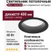Светильник потолочный NIRO 7.40 B DIM