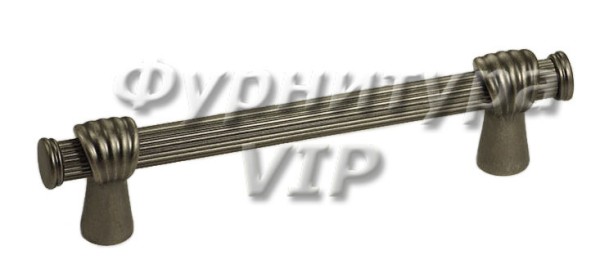 Ручка скоба EFES-02-23 224 мм античное серебро, материал Латунь, отделка Серебро, 263*20*39 мм