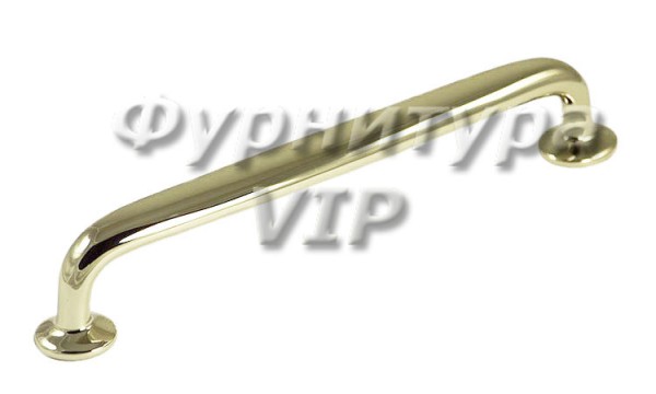 Ручка скоба RING-41 224 мм 900-41-224, материал Замак, отделка Никель, 245*22*33 мм