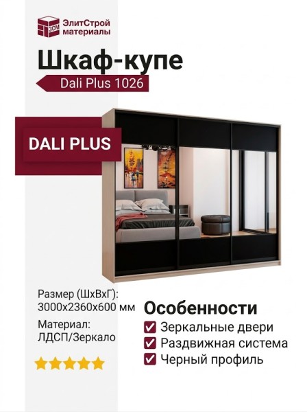 Шкаф-купе Dali Plus 1026