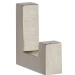 Крючок Gamet WZ-K2201-06, материал Замак, отделка Никель, 40*12*40 мм