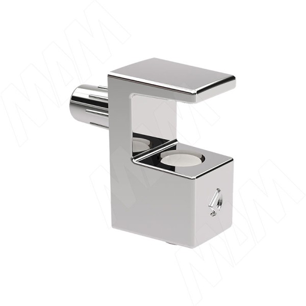 Полкодержатель "GRACE" со штоком 1 61200 30 KB, материал Металл Силикон, отделка Хром, 18*11*8,5 мм