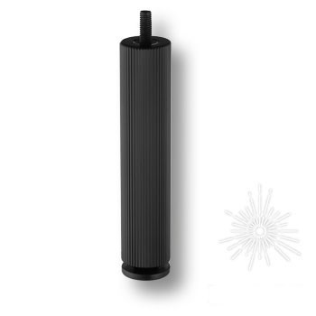 Опора мебельная FL1020 0150 AL6-AL6, материал Алюминий, цвет Чёрный, отделка Черный