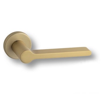 Дверная ручка на круглой розетке HA248RO12 GB ENKEL, материал Замак, отделка Золото, 151*52*67 мм