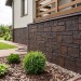 Фасадная панель VOX Sandstone (Сандстоун) в темно-коричневом цвете