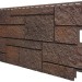 Фасадная панель VOX Sandstone (Сандстоун) в темно-коричневом цвете