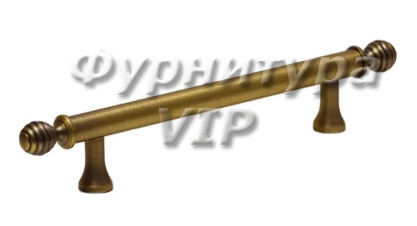 Ручка скоба PAMUKKALE-01-14 128 мм бронза, материал Латунь, отделка Бронза, 199*15*35 мм
