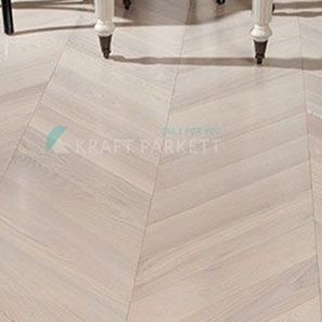 Инженерная доска Kraft Parkett Французская ёлка Дуб 480х120 мм Арт. 4