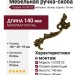 Ручка скоба (правая) 10.003.02, материал Латунь, отделка Латунь, 140*48*29 мм