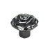 Ручка кнопка "ROSE" 200998PB030 FV, материал Латунь, отделка Серебро, d=30 мм
