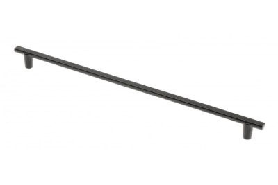 Ручка скоба Gamet UZ-RAY-320-20M, материал Замак, отделка Черный, 360*14*25,5 мм