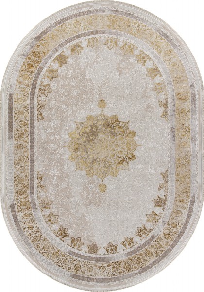 Ковер Zarina A064A cream - gold FDY овал