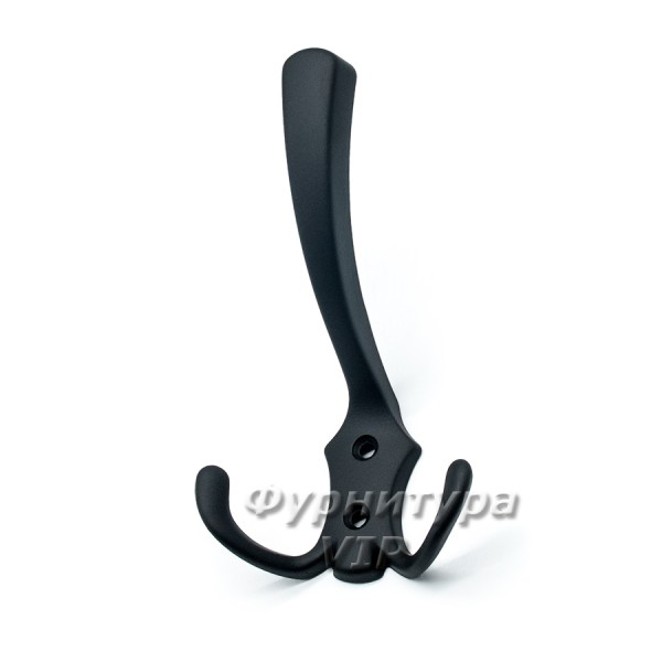 Крючок Z-375.P61, материал Замак, цвет Чёрный, отделка Черный, 125*78*77 мм