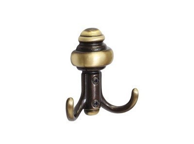 Крючок 11.445.A20, материал Замак, отделка Бронза, 80x85 мм