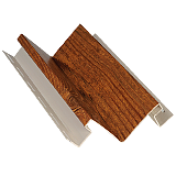 Внутренний угол BrusDecor с древесным эффектом.